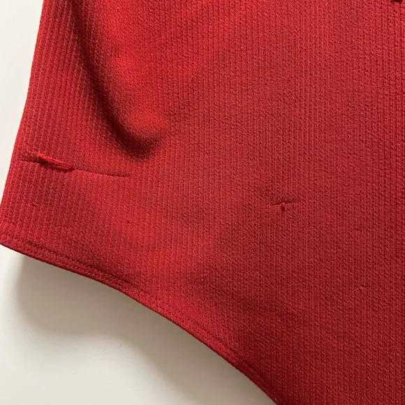 Free People Burgundy Lace Bodysuit - Picture 3 of 5